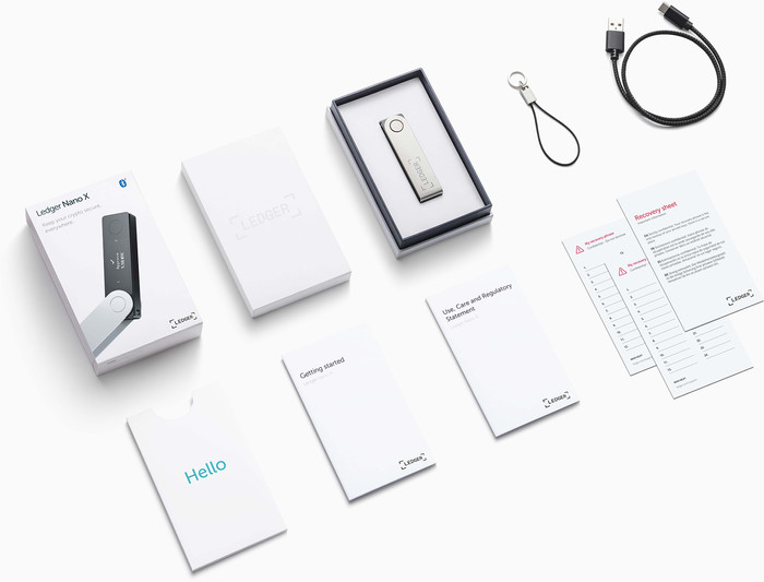 Ledger Nano X Onyx Schwarz zubehör