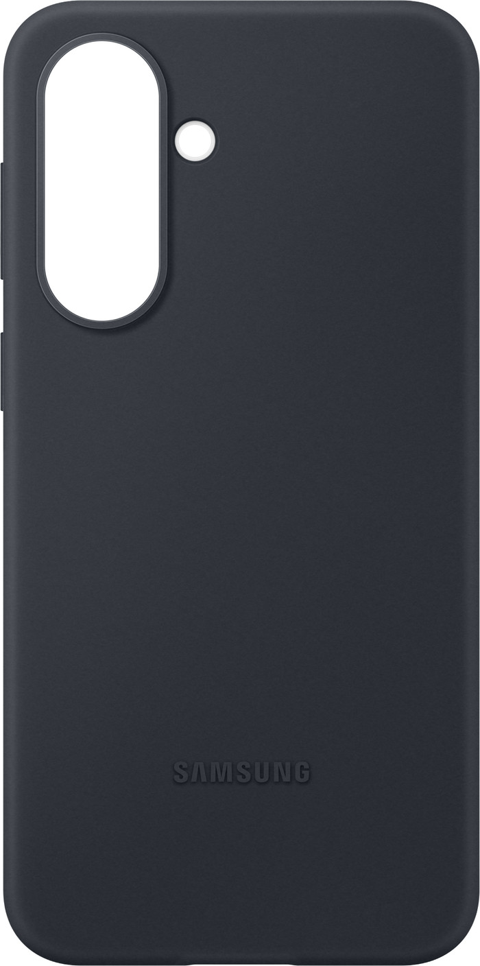 Samsung Galaxy A37 Backcover aus Silikon Schwarz rückseite