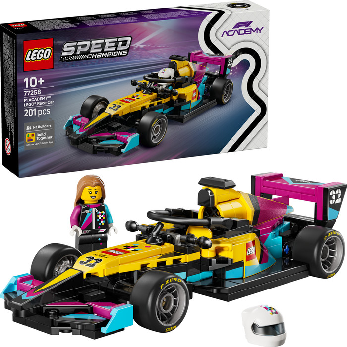 LEGO Speed Champions F1 ACADEMY Race Car 77258 right side