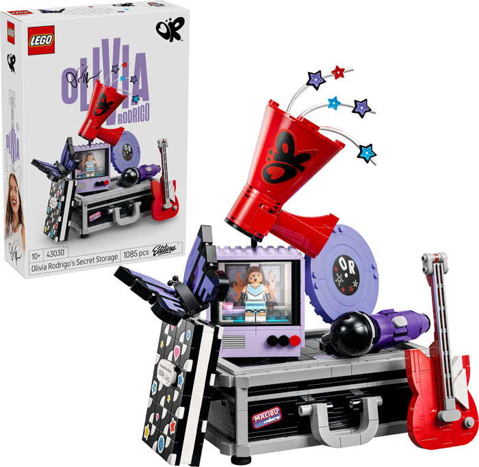 LEGO Editions Olivia Rodrigos Geheimer Koffer 43030 rechte seite