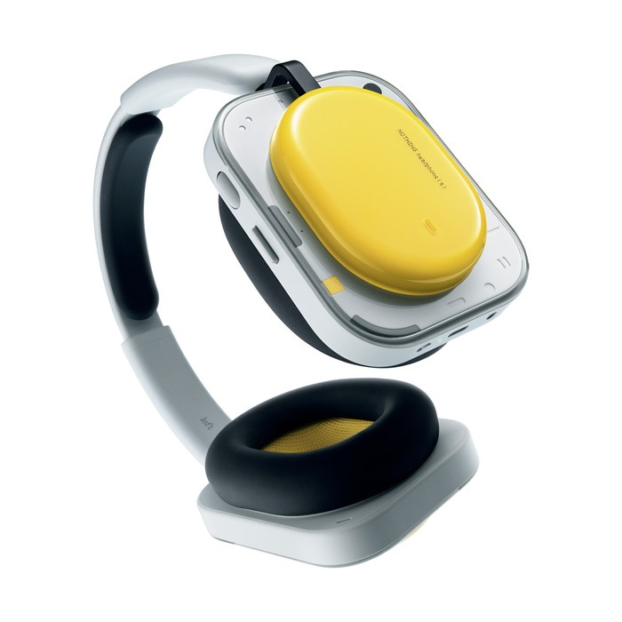 Nothing Headphone (a) Yellow right side