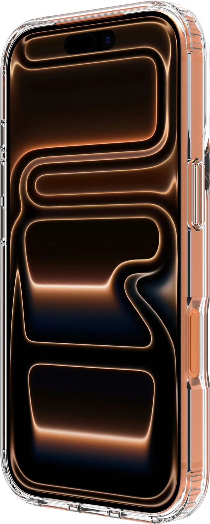 BlueBuilt Protective Backcover mit MagSafe iPhone 17 Pro Transparent + iPhone 17 Pro Panzerglas linke seite