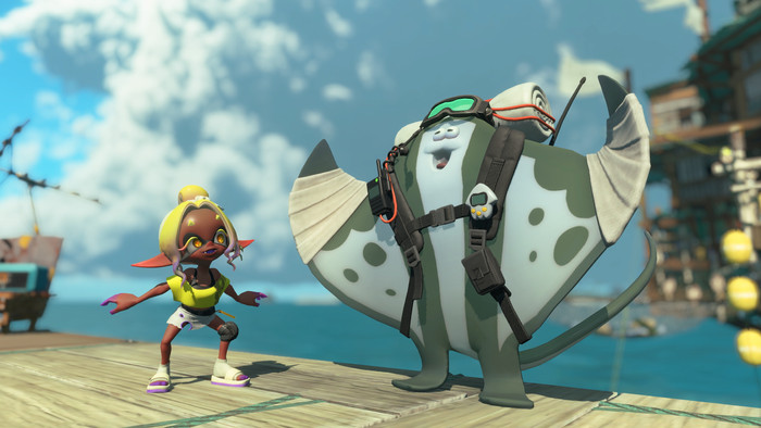 Splatoon Raiders Nintendo Switch 2 produkt in gebrauch