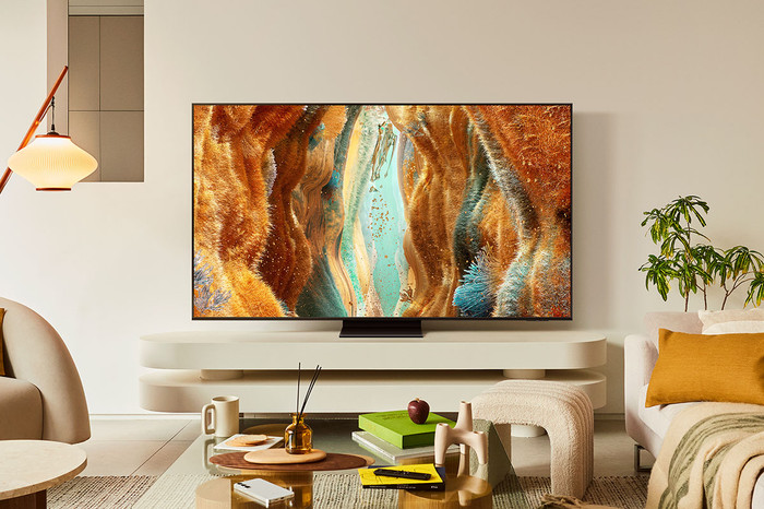 Samsung 55 Zoll Neo QLED QN70F 4K (2025) produkt in gebrauch