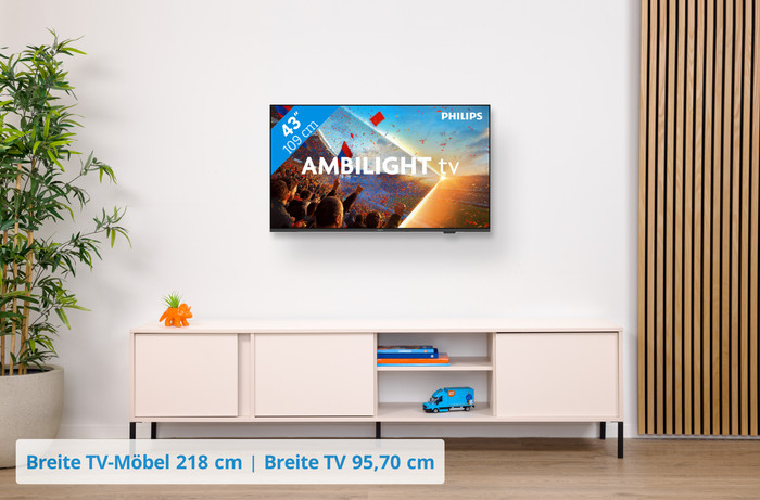 Philips Ambilight 43 Zoll PUS8001 (2026) visuelles Coolblue 1