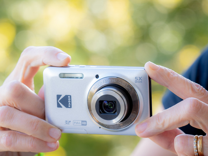 Kodak FZ55 Silber produkt in gebrauch