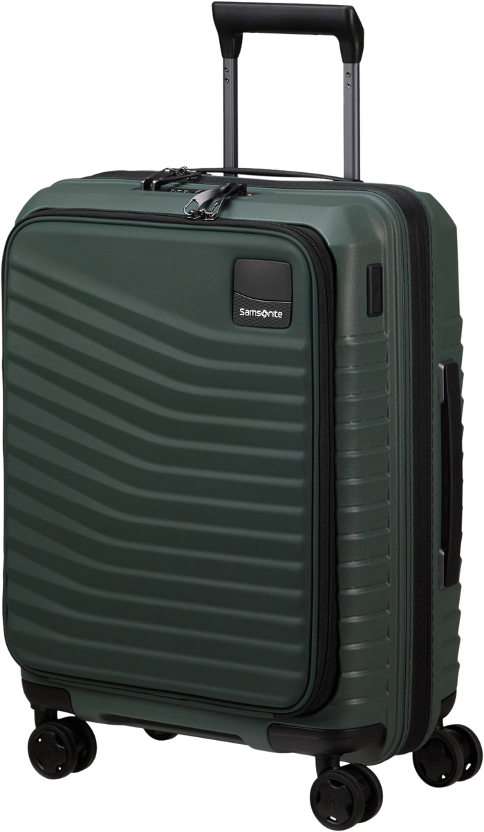 Samsonite Intuo Spinner Easy Access Expandable 55 cm Olive Green vorne