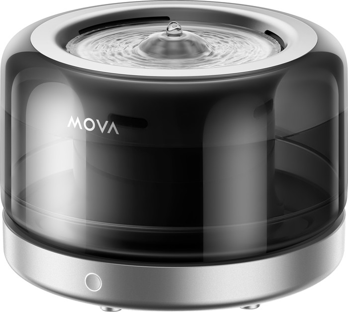 Mova Trinkbrunnen WF20 Pro Schwarz linke seite