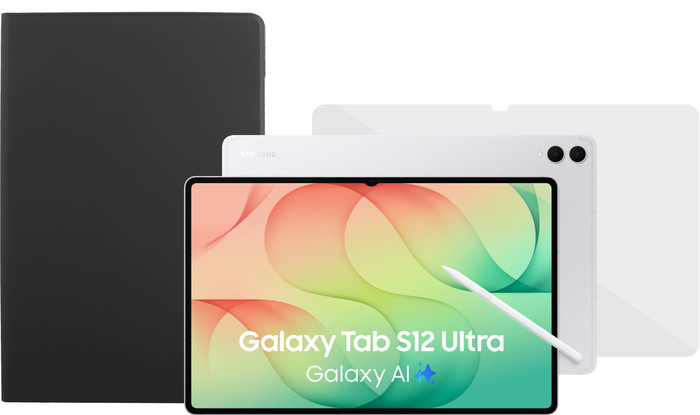 Samsung Galaxy Tab S12 Ultra 14,6 Zoll 256GB Wi-Fi Silber + Schutzpaket Main Image