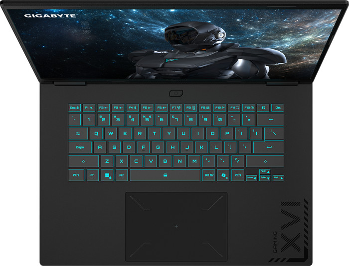 GIGABYTE GAMING A16 PRO DYHG5DECC4SH - 16" - Intel Core 7 - 32GB RAM/1TB SSD - RTX 5080 oberseite