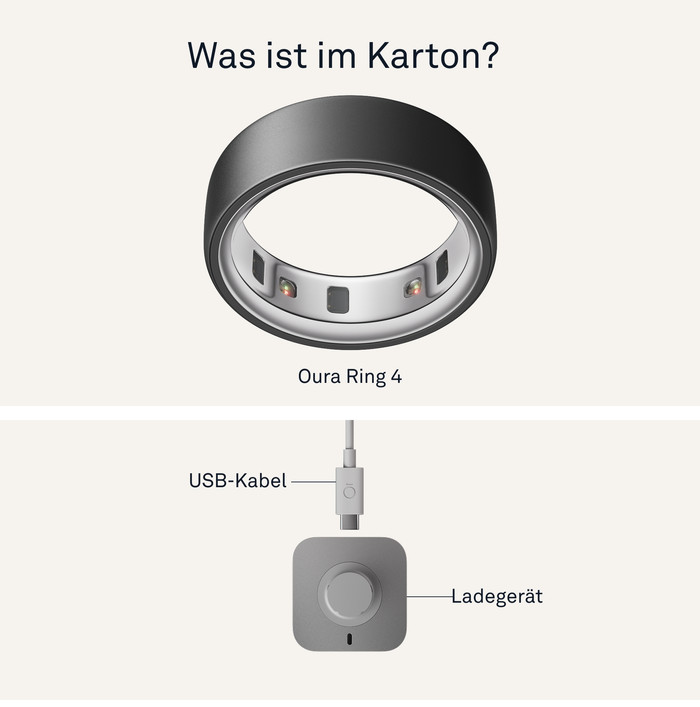 Oura Ring 4 Größe 11 Grau visueller lieferant