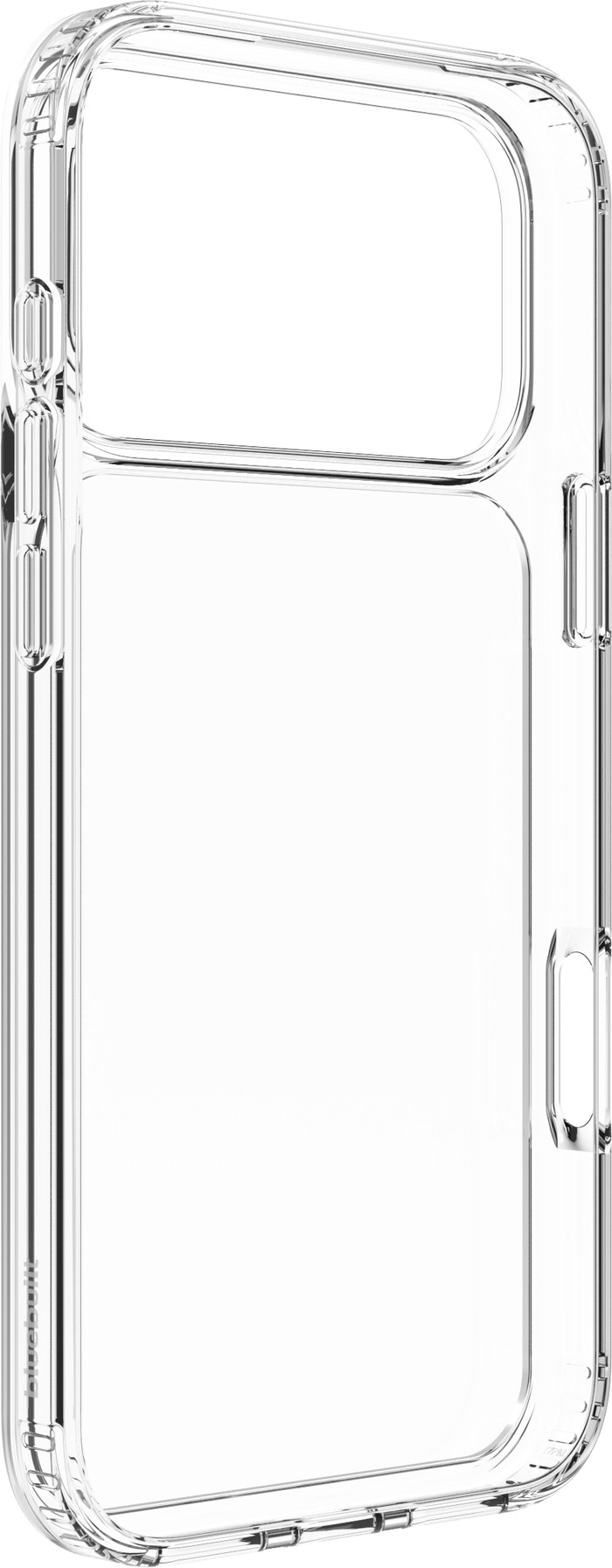 BlueBuilt Protective Cover iPhone 17 Pro Max Transparent + Privacy Protector Duo Pack right side