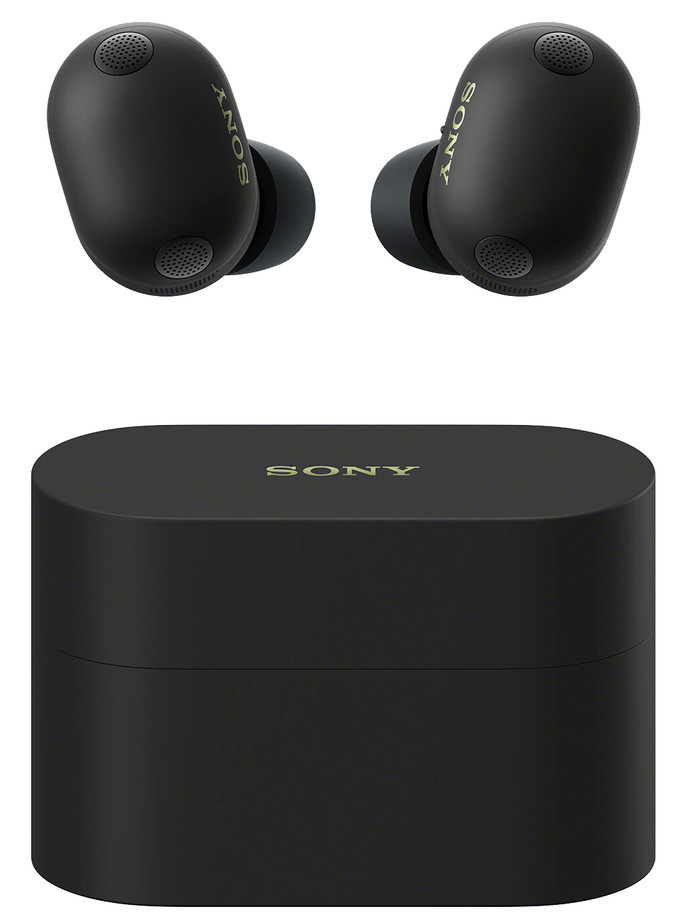 Sony WF1000XM6B Schwarz vorne