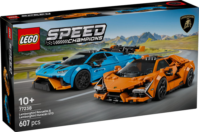 LEGO Speed Champions Lamborghini Revuelto und Huracán STO 77238 verpackung
