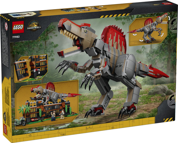 LEGO Jurassic World Flucht des Spinosaurus 77982 verpackung