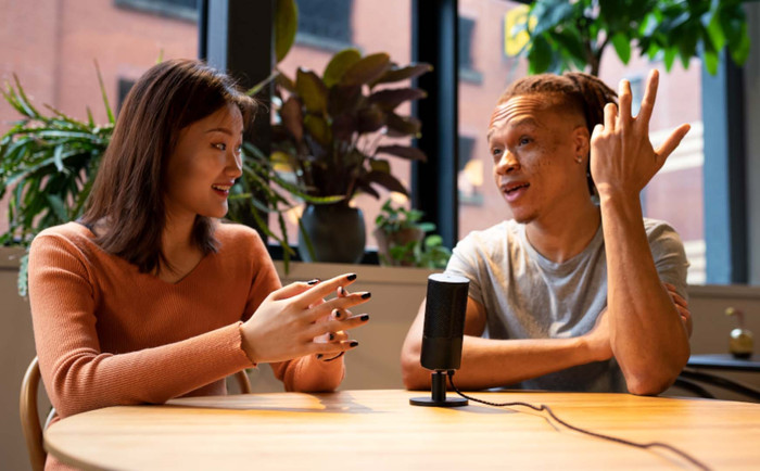 JBL Quantum Stream produkt in gebrauch