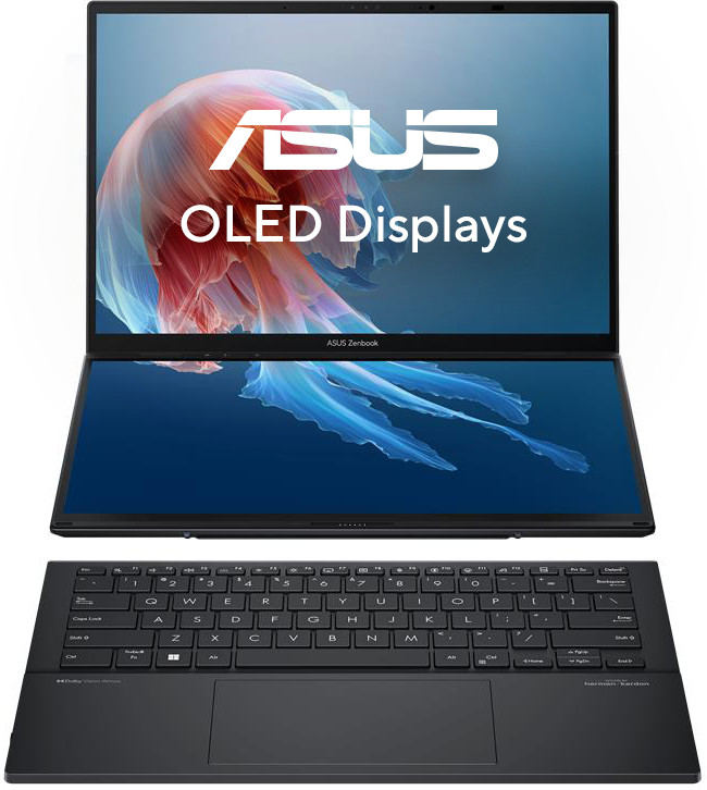 ASUS Zenbook Duo OLED UX8406CA-QL263W - 14" - Intel Core Ultra 9 - 16GB RAM/1TB SSD vorne