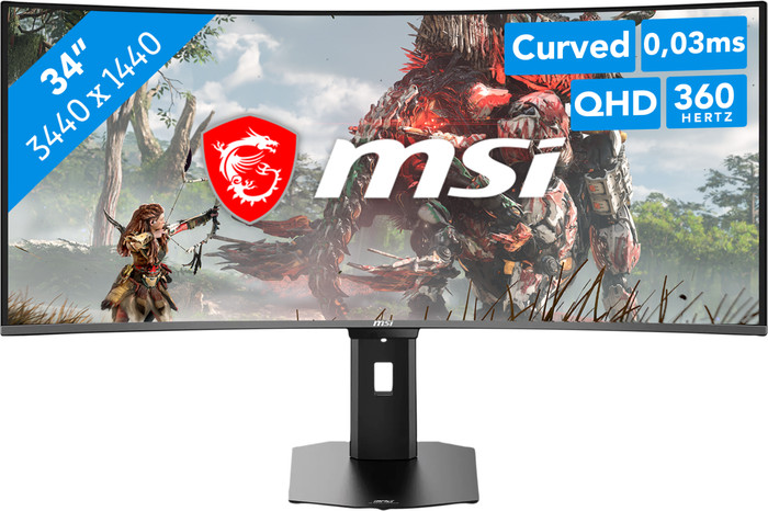 MSI MPG 341CQR X36 QD-OLED Curved Main Image