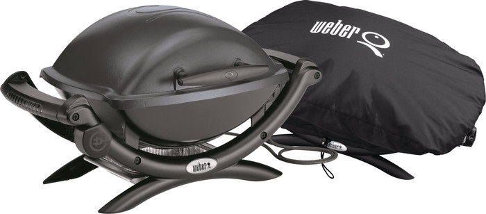 Weber Q1400 + Weber Luxurious Cover Q1000 Series Main Image