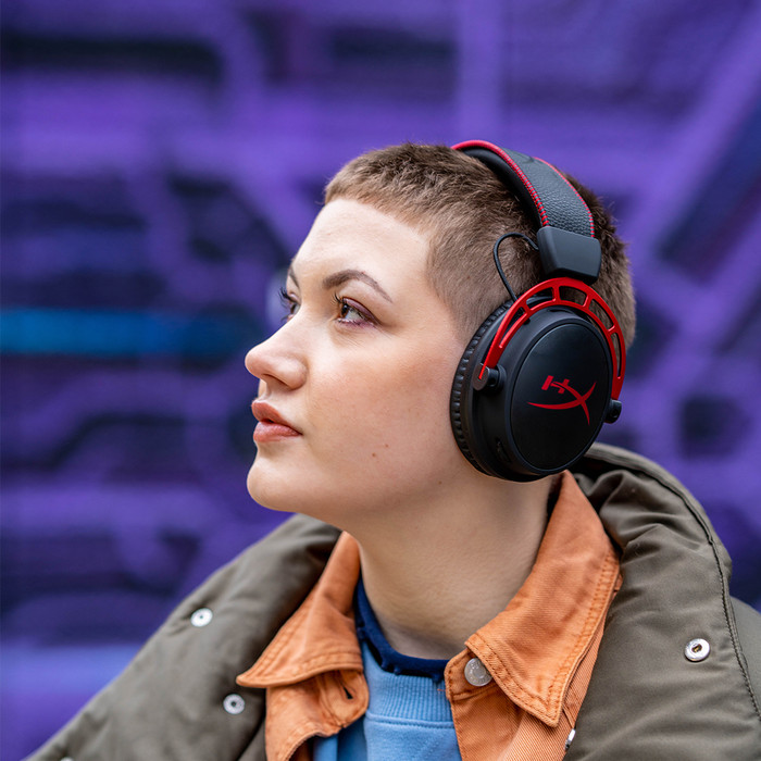 HyperX Cloud Alpha Kabelloses Gaming-Headset produkt in gebrauch