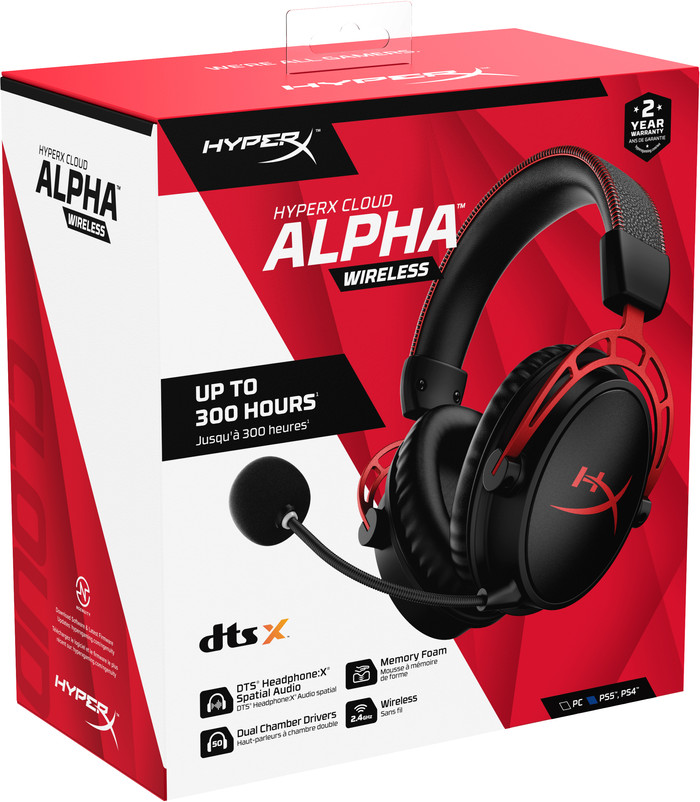 HyperX Cloud Alpha Kabelloses Gaming-Headset null