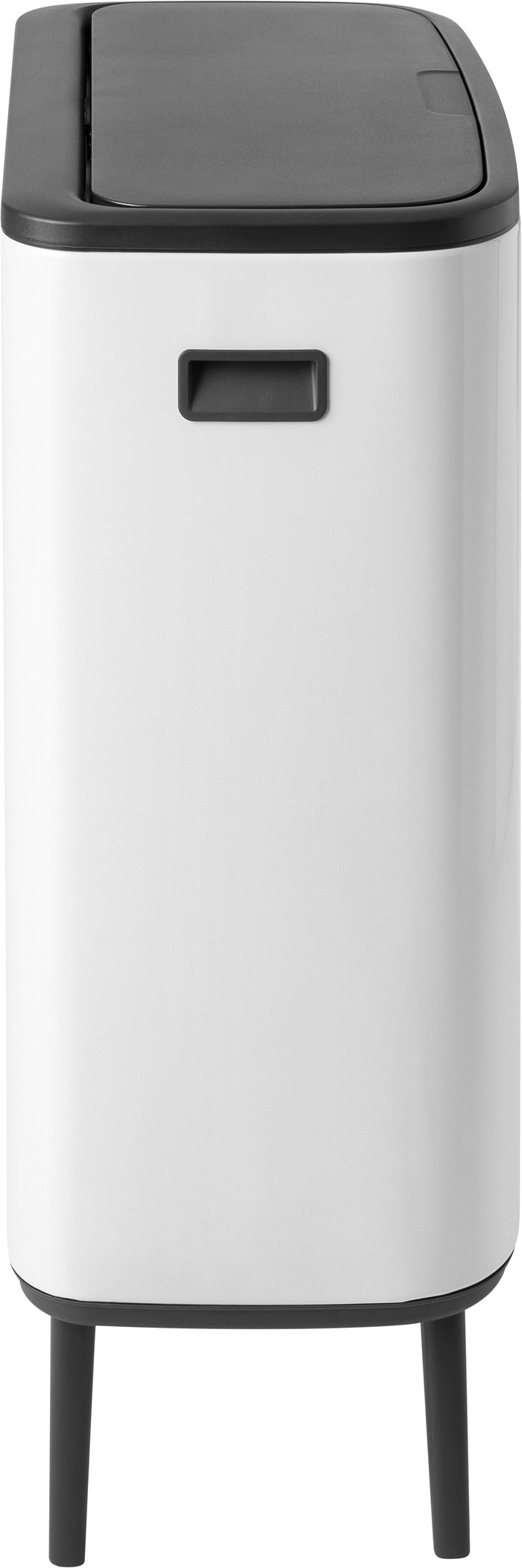 Brabantia Bo Touch Bin Hi Mülleimer 60 Liter mit Kunststoff Inneneimer - White null