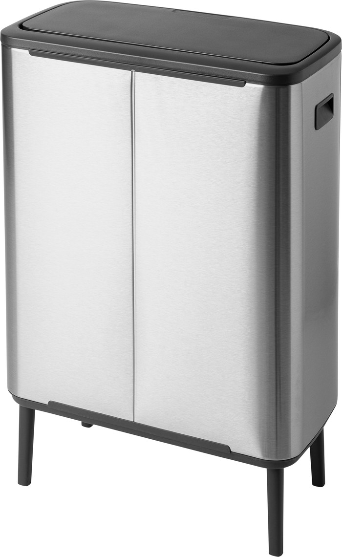 Brabantia Bo Touch Bin Hi Abfalleimer 60 Liter mit Inneneimer Matt Steel Fingerprint Proof null