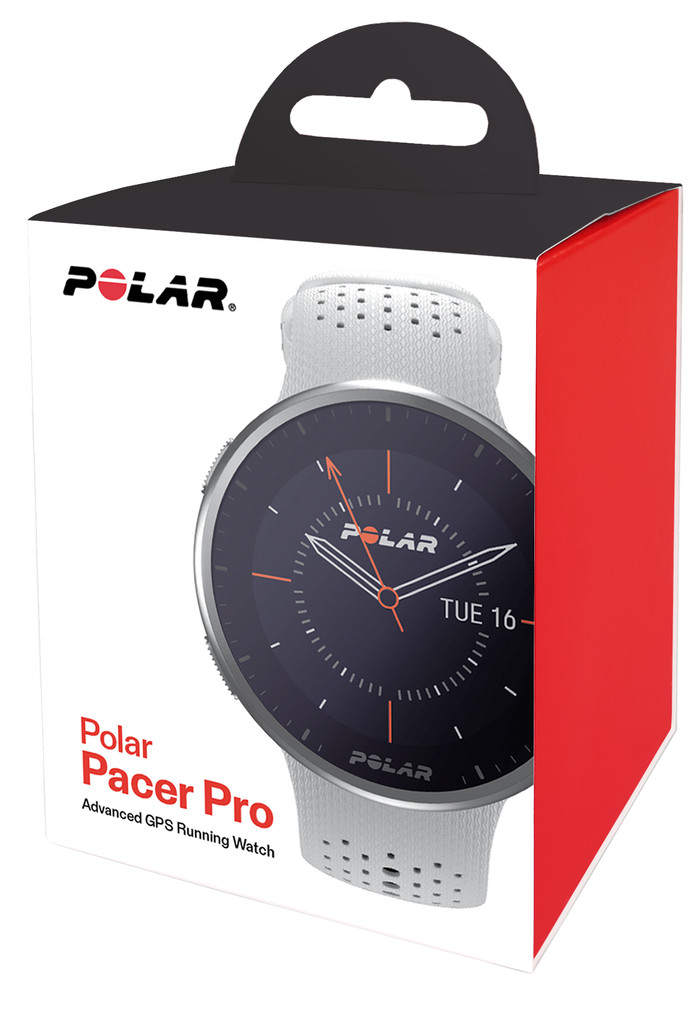 Polar Pacer Pro Weiß verpackung