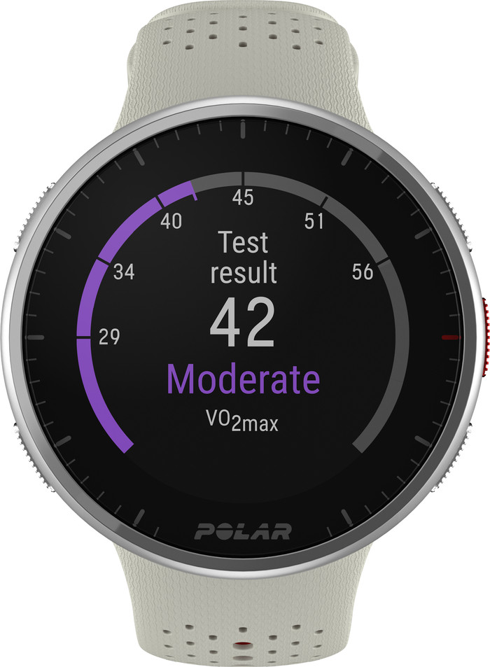 Polar Pacer Pro Weiß vorne