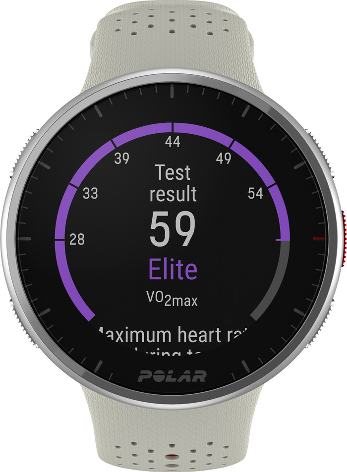 Polar Pacer Pro Weiß vorne