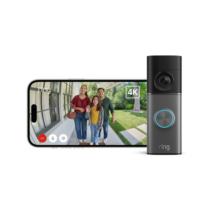 Ring Kabelgebundene Videotürklingel Pro 3. Generation + Chime Plus vorne
