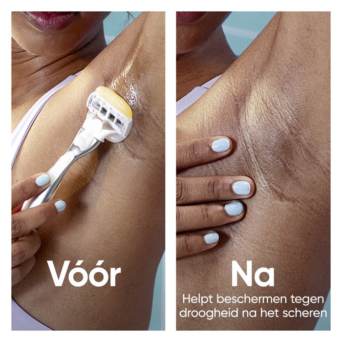 Gillette Venus Pro ComfortGlide product in use