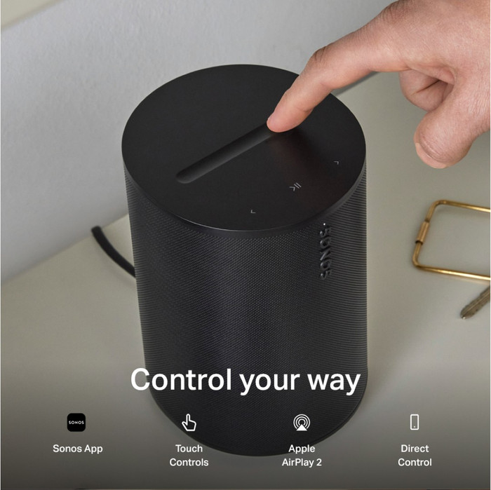 Sonos Era 100 SL Schwarz visueller lieferant