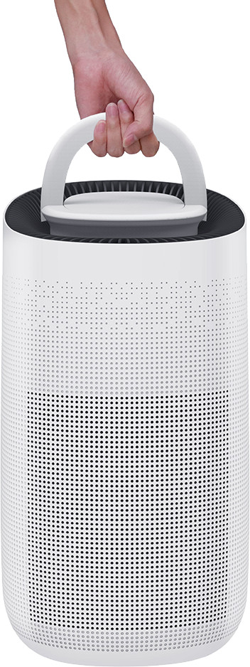 Fuave Pure Air Purifier Weiß produkt in gebrauch