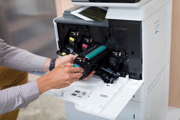 HP-Toner 131X Schwarz (Hohe Kapazität) produkt in gebrauch