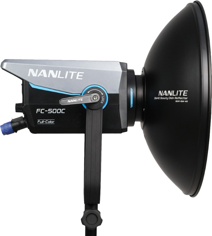 Nanlite BM40 Beauty Dish Reflector linke seite