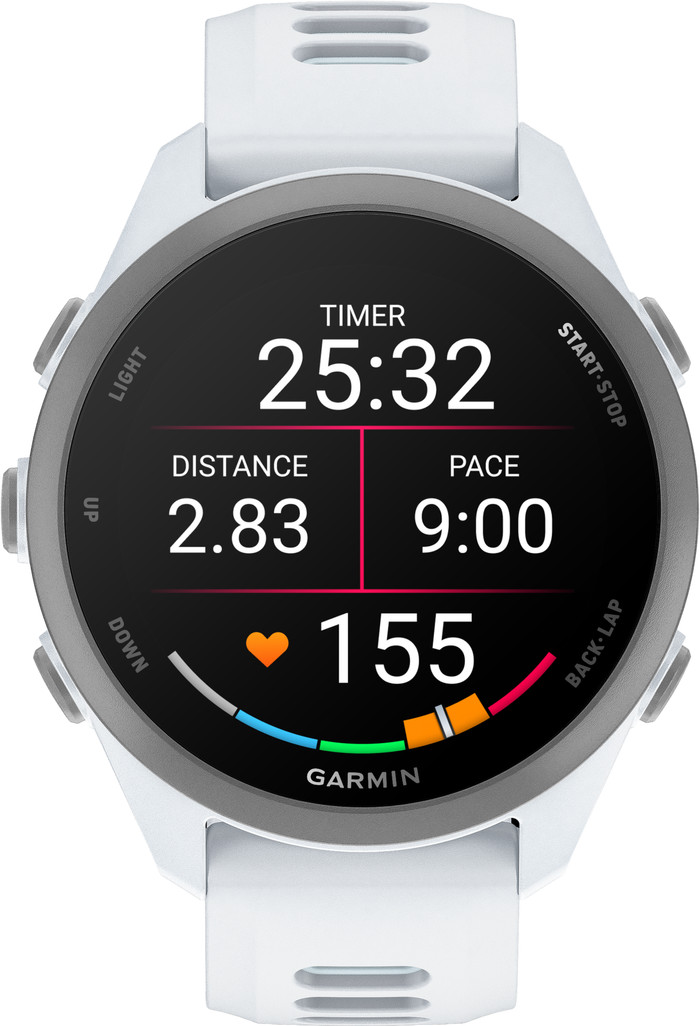 Garmin Forerunner 170 43mm White front