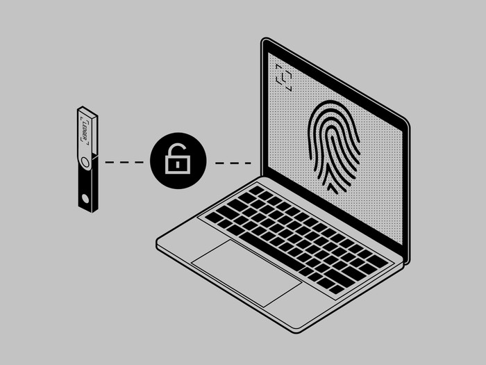 Ledger Nano S Plus Mattschwarz visueller lieferant