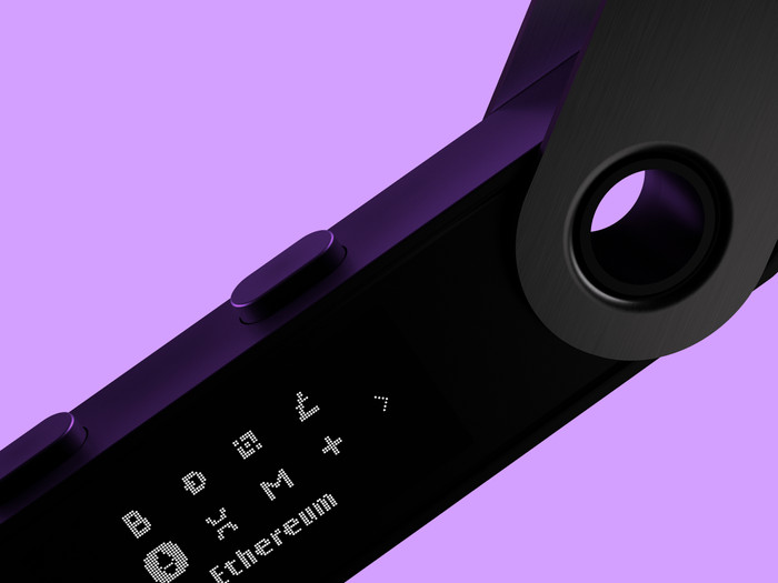 Ledger Nano S Plus Mattschwarz visueller lieferant