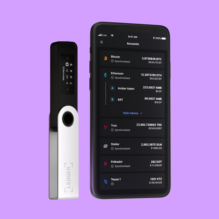 Ledger Nano S Plus Mattschwarz visueller lieferant
