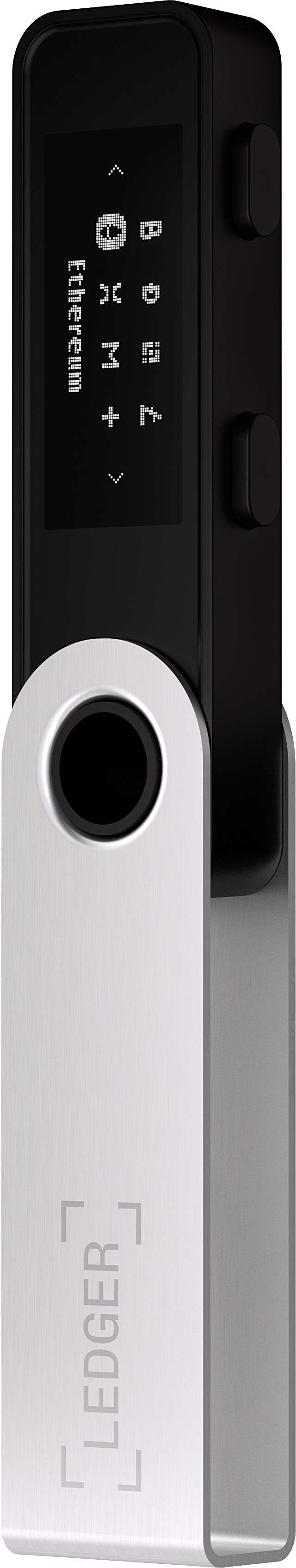 Ledger Nano S Plus Mattschwarz rechte seite