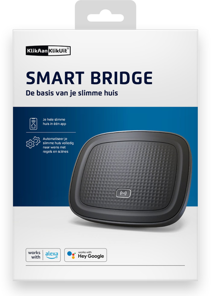 KlikAanKlikUit Smoke Detector ZSDR-850 (3 years) 5-Pack + Smart Bridge packaging