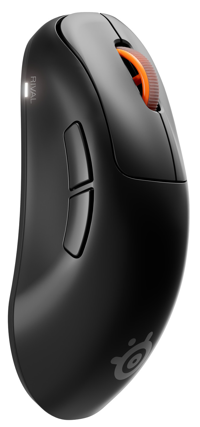 SteelSeries Rival Pro WL Mini Wireless Gaming Mouse Black left side