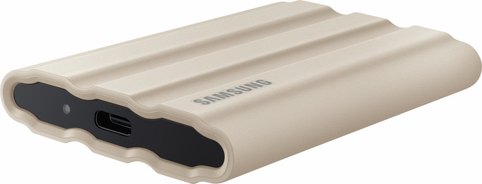 Samsung T7 Shield 1TB Beige linke seite
