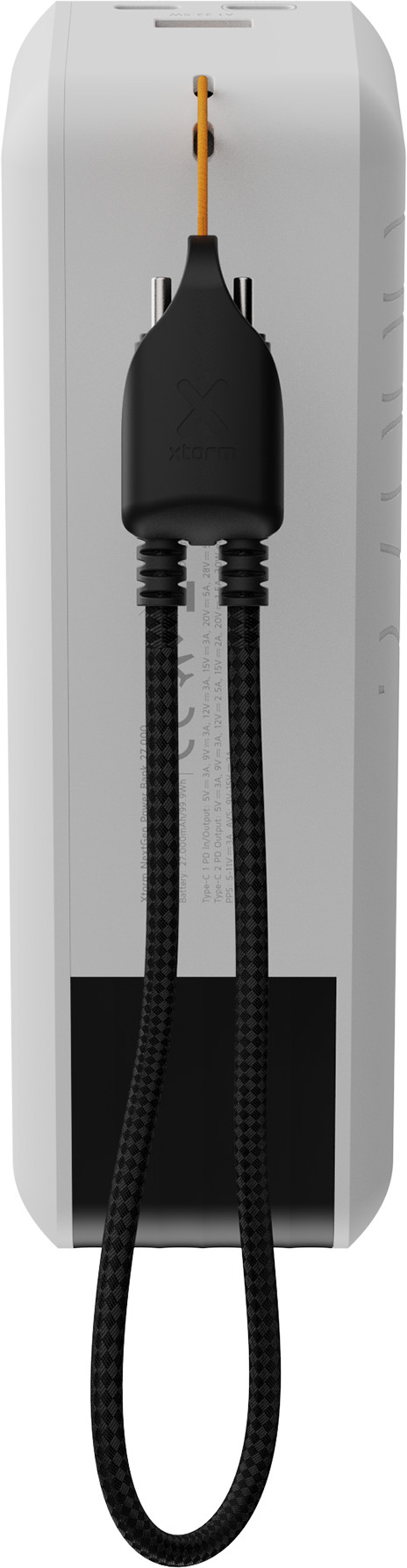 Xtorm NextGen 140 W Powerbank 27.000 mAh Weiß unten