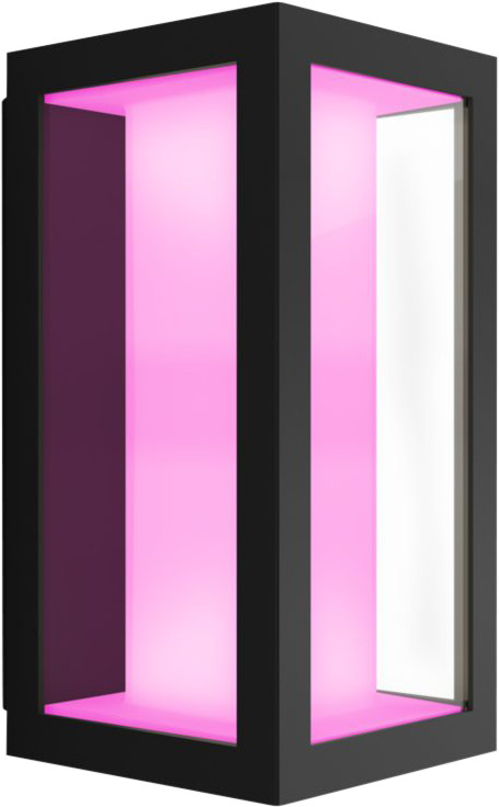 Philips Hue Impress Wall Lamp White and Color Black Narrow Main Image