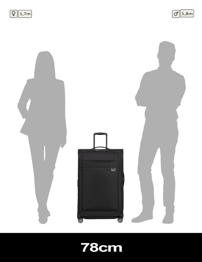 Samsonite Airea Spinner Expandable 78 cm Black visueller lieferant