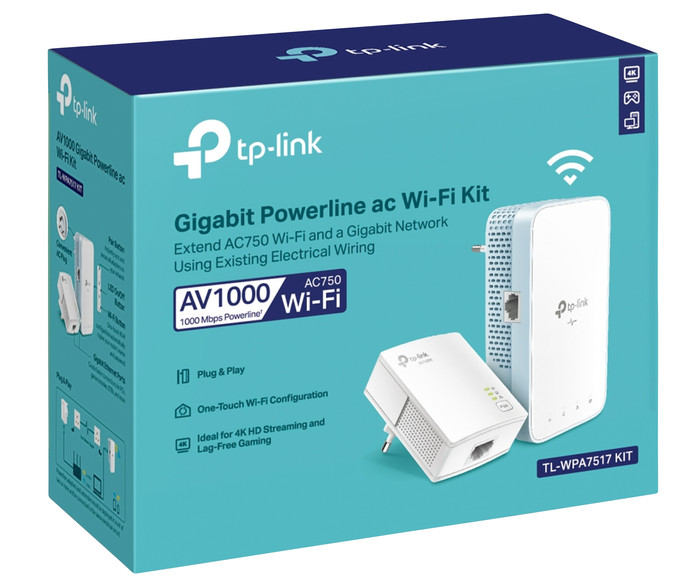 TP-Link TL-WPA7517 Kit 1000 Mbit/s 2 Adapter (WLAN) verpackung