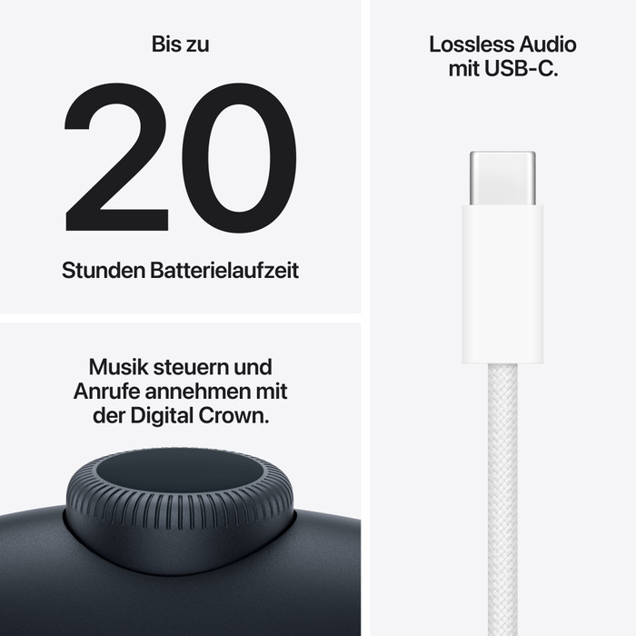 Apple AirPods Max 2 Mitternacht visueller lieferant