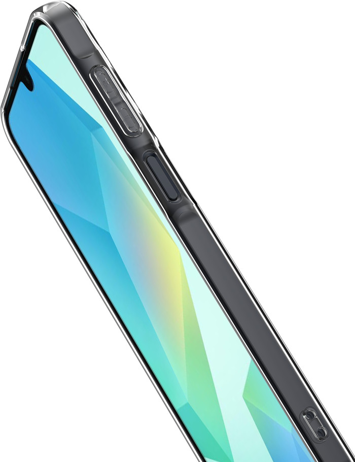 Just in Case Soft Design Samsung Galaxy A16 Backcover Transparent linke seite